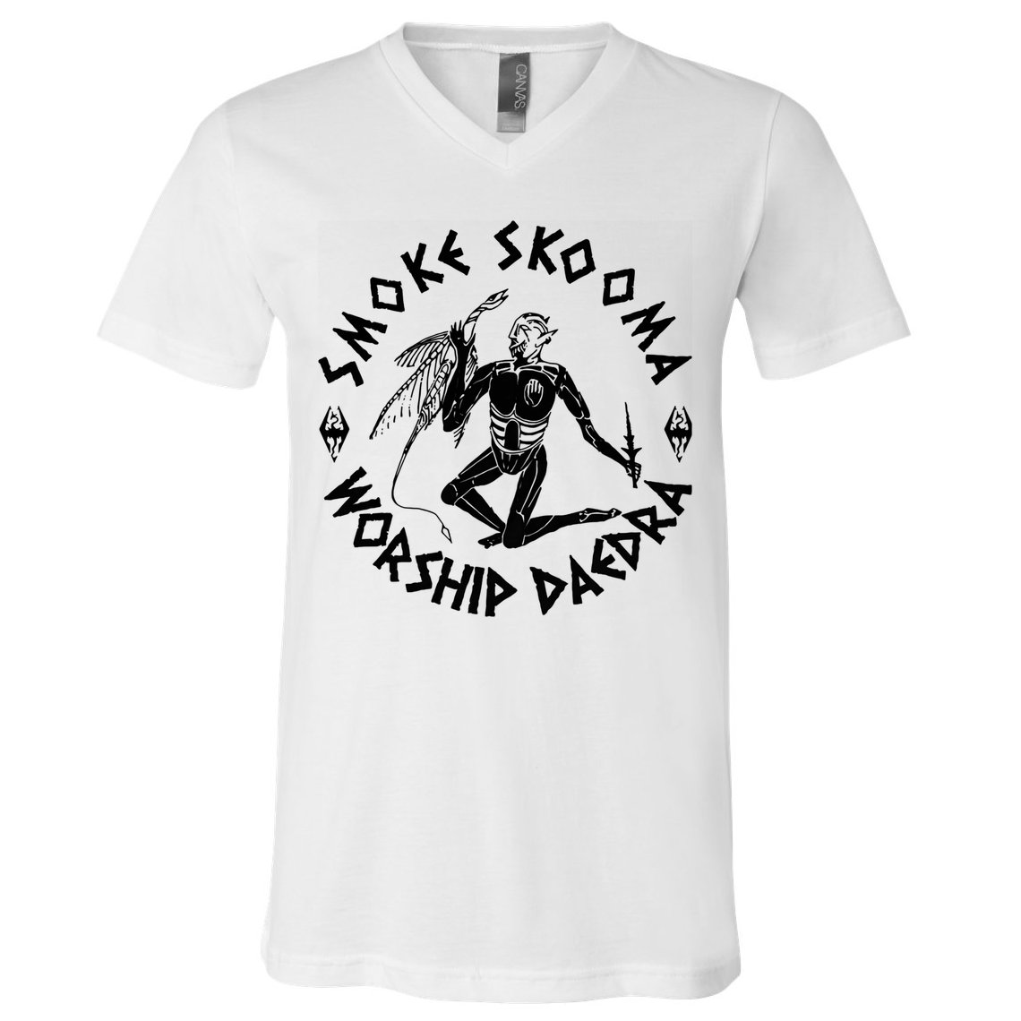 Smoke Skooma Worship Daedra V-Neck T-Shirt