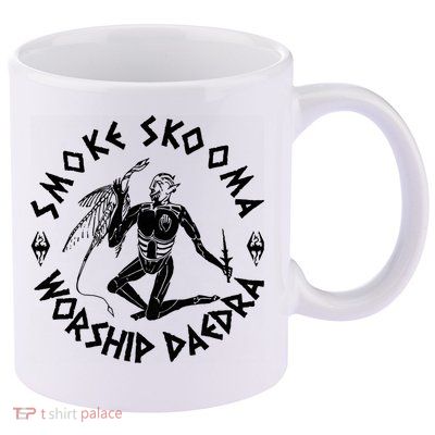 Smoke Skooma Worship Daedra 11oz C Handle Ceramic Mug