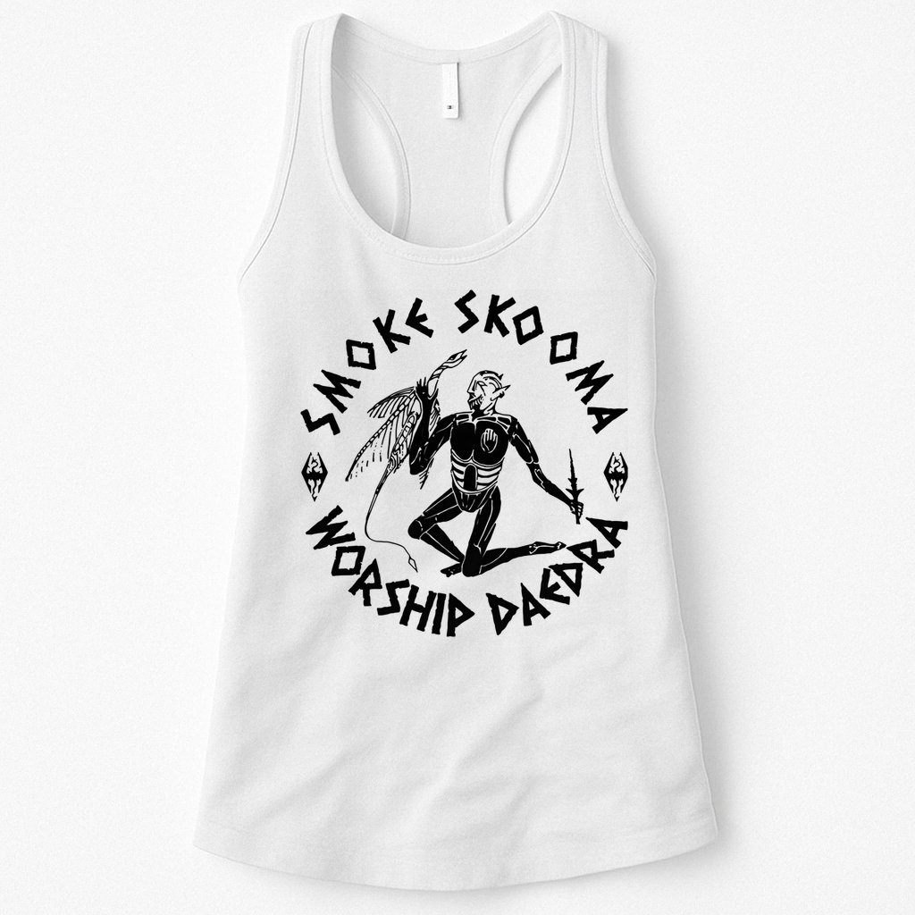 Smoke Skooma Worship Daedra Womens Tank Top