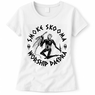Smoke Skooma Worship Daedra Womens T-Shirt