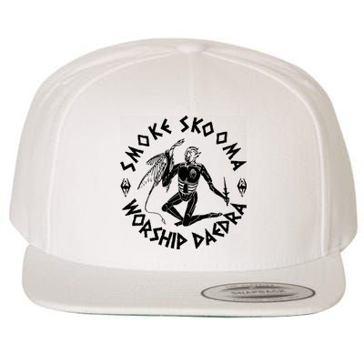 Smoke Skooma Worship Daedra Wool Snapback Cap