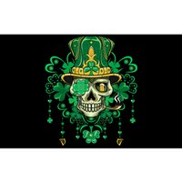 Sugar Skull Wearing Irish Leprechaun Hat St. PatrickS Day Bumper Sticker