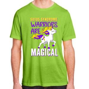 Sotos Syndrome Warriors Are Magical Cute Unicorn Awareness Adult ChromaSoft Performance T-Shirt