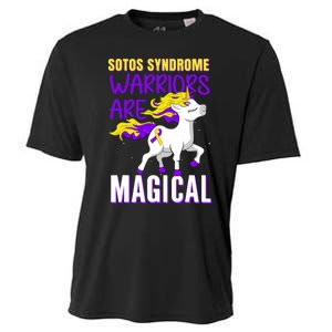 Sotos Syndrome Warriors Are Magical Cute Unicorn Awareness Cooling Performance Crew T-Shirt