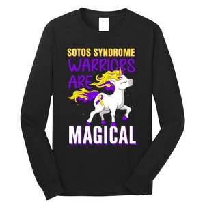 Sotos Syndrome Warriors Are Magical Cute Unicorn Awareness Long Sleeve Shirt