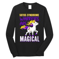 Sotos Syndrome Warriors Are Magical Cute Unicorn Awareness Long Sleeve Shirt