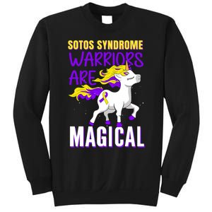 Sotos Syndrome Warriors Are Magical Cute Unicorn Awareness Sweatshirt