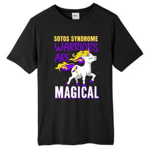 Sotos Syndrome Warriors Are Magical Cute Unicorn Awareness Tall Fusion ChromaSoft Performance T-Shirt