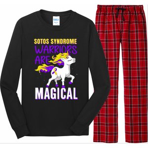 Sotos Syndrome Warriors Are Magical Cute Unicorn Awareness Long Sleeve Pajama Set