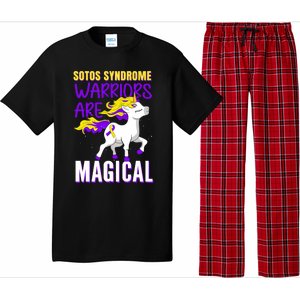 Sotos Syndrome Warriors Are Magical Cute Unicorn Awareness Pajama Set