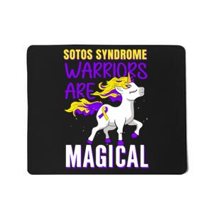 Sotos Syndrome Warriors Are Magical Cute Unicorn Awareness Mousepad