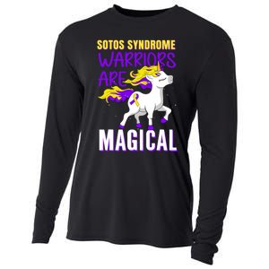 Sotos Syndrome Warriors Are Magical Cute Unicorn Awareness Cooling Performance Long Sleeve Crew