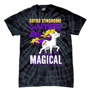 Sotos Syndrome Warriors Are Magical Cute Unicorn Awareness Tie-Dye T-Shirt