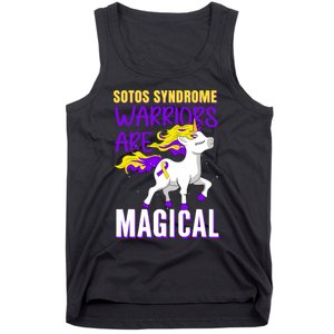 Sotos Syndrome Warriors Are Magical Cute Unicorn Awareness Tank Top