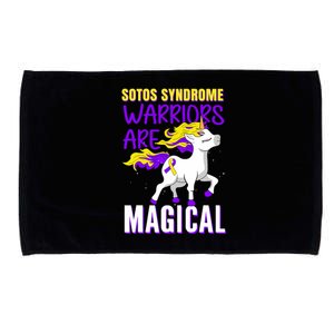 Sotos Syndrome Warriors Are Magical Cute Unicorn Awareness Microfiber Hand Towel