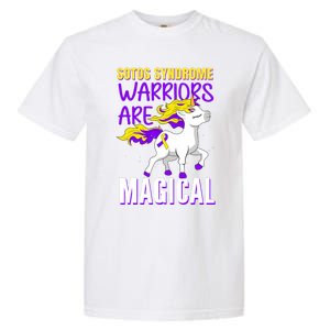 Sotos Syndrome Warriors Are Magical Cute Unicorn Awareness Garment-Dyed Heavyweight T-Shirt