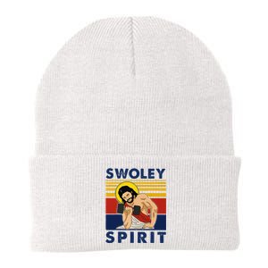 Swoley Spirit Weightlifting Jesus Swoley Spirit Knit Cap Winter Beanie