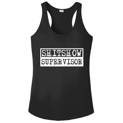 Shitshow Supervisor | Welcome To The Shitshow Ladies PosiCharge Competitor Racerback Tank