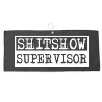 Shitshow Supervisor | Welcome To The Shitshow Large Microfiber Waffle Golf Towel