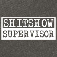 Shitshow Supervisor | Welcome To The Shitshow Cotton Canvas Backpack