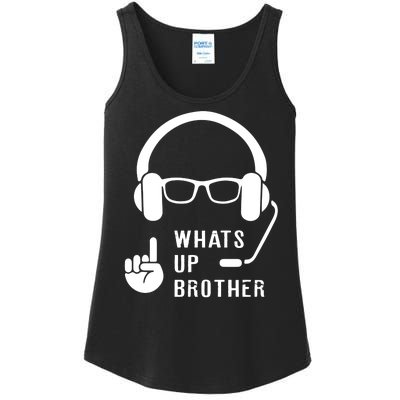 Sketch Streamer Whats Up Brother Ladies Essential Tank