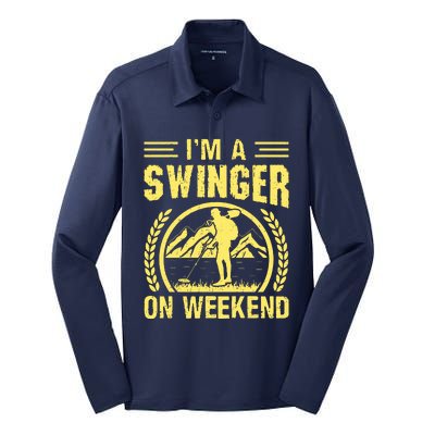 Swinger Silk Touch Performance Long Sleeve Polo