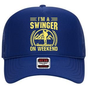 Swinger High Crown Mesh Back Trucker Hat