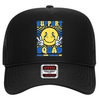 Support Squad World Down Syndrome Day Retro Smiley Emoji Hat