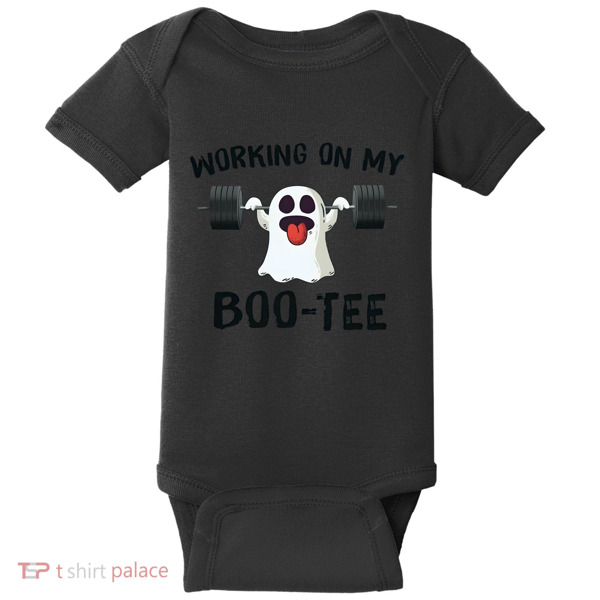 Spooky Season Working On My Boote Halloween Baby Bodysuit