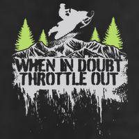 Snowmobile Sled When In Doubt Throttle Out Winter Sports  Microfiber Hand Towel