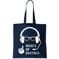 Sketch Streamer Whats Up Brother Tote Bag