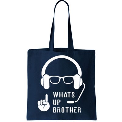 Sketch Streamer Whats Up Brother Tote Bag