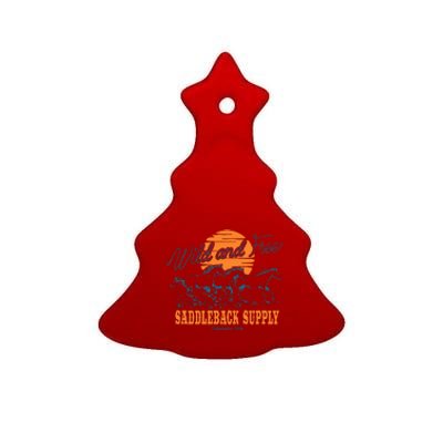 Saddleback Supply Wild And Free Ceramic Tree Ornament