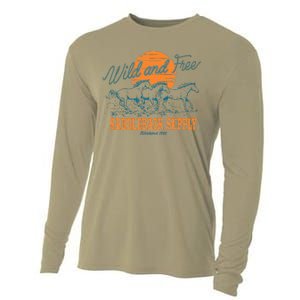 Saddleback Supply Wild And Free Cooling Performance Long Sleeve Crew