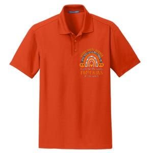 School Social Worker Halloween Rainbow Leopard School Worker Dry Zone Grid Polo