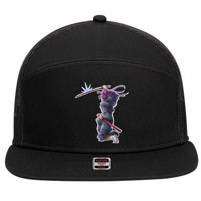 Swordplay 7 Panel Mesh Trucker Snapback Hat