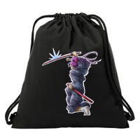 Swordplay Drawstring Bag