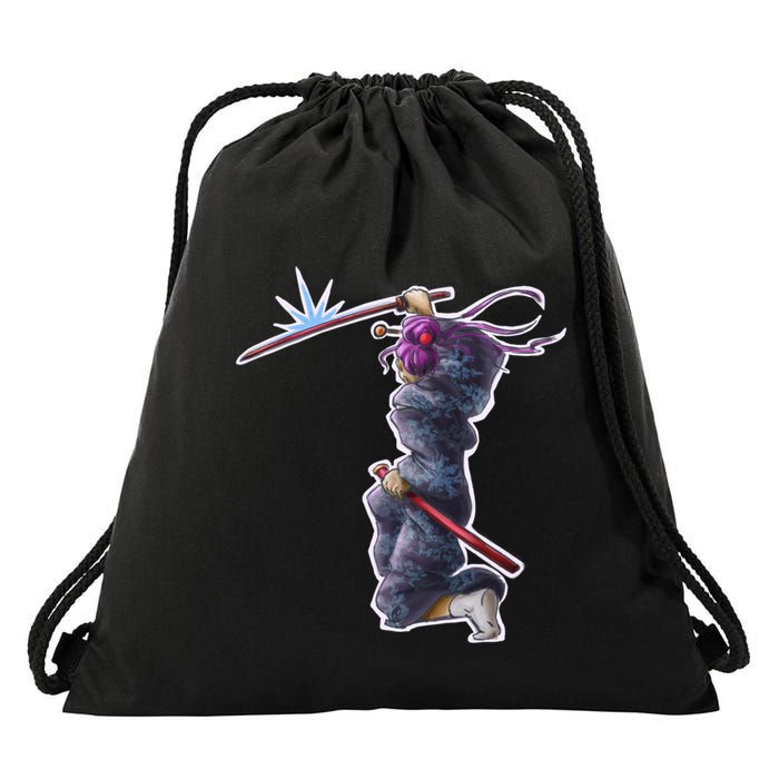 Swordplay Drawstring Bag