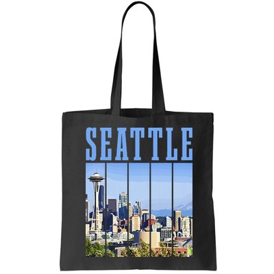 Seattle Skyline Washington Vintage Pride Bag
