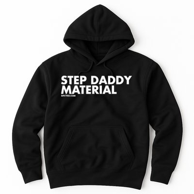 Shannon Sharpe Wearing Step Daddy Material Hoodie