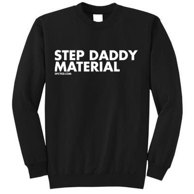 Shannon Sharpe Wearing Step Daddy Material Sweatshirt