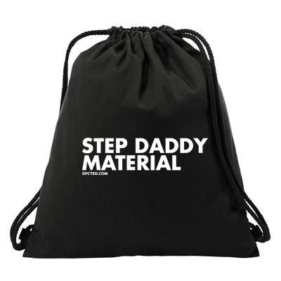 Shannon Sharpe Wearing Step Daddy Material Drawstring Bag