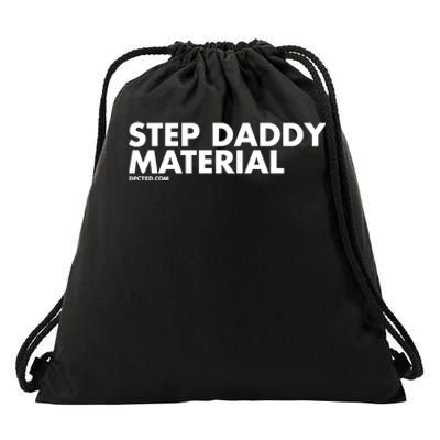 Shannon Sharpe Wearing Step Daddy Material Drawstring Bag