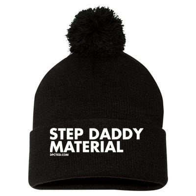 Shannon Sharpe Wearing Step Daddy Material Pom Pom 12in Knit Beanie