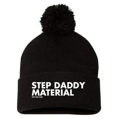 Shannon Sharpe Wearing Step Daddy Material Pom Pom 12in Knit Beanie