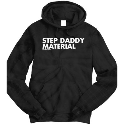 Shannon Sharpe Wearing Step Daddy Material Tie Dye Hoodie