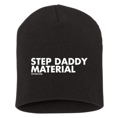 Shannon Sharpe Wearing Step Daddy Material Short Acrylic Beanie