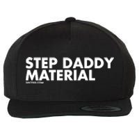 Shannon Sharpe Wearing Step Daddy Material Wool Snapback Cap