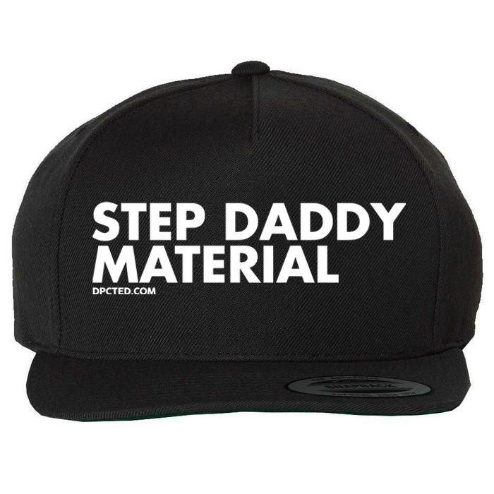 Shannon Sharpe Wearing Step Daddy Material Wool Snapback Cap