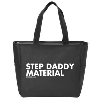 Shannon Sharpe Wearing Step Daddy Material Zip Tote Bag